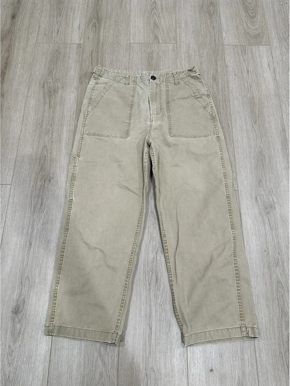 Blacksmith Store Pants Khaki Fatigue Pants Cotton Size Medium 32x26